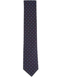 Canali - Geometric-Pattern Silk Tie - Lyst