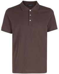 Fay - Short-Sleeves Polo Shirt - Lyst