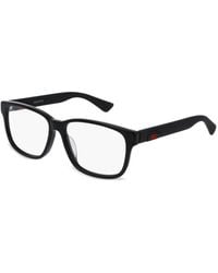 Gucci - Brille Mit Eckigem Gestell - Lyst