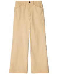 Lemaire - Flared Five-Pocket Trousers - Lyst