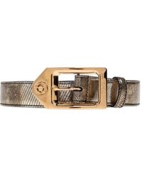 Versace - Medusa Head-Motif Leather Belt - Lyst