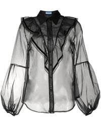 Macgraw - Doorzichtige Blouse - Lyst
