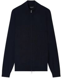 Emporio Armani - Wool Cardigan - Lyst