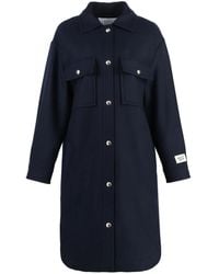 Maison Kitsuné - Wool Coat - Lyst