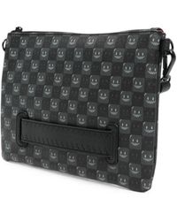 Sprayground - Shark Mouth Checkered Clutch Bag - Lyst