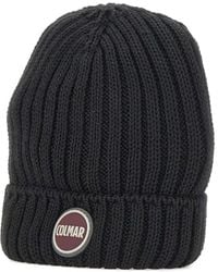 Colmar - Gerippte Beanie Logo-Patch - Lyst