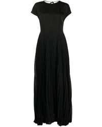 kimora satin pleated dress