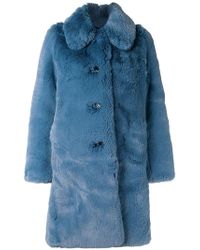 marc jacobs blue coat