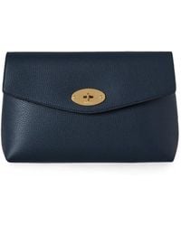 Mulberry - Darley Grained Leather Small Clutch - Lyst