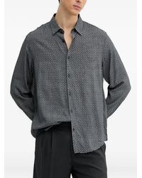 ARMANI EXCHANGE - Hemd Mit Geometrischem Print - Lyst
