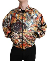 Dolce & Gabbana - Lichtgewicht Jack Met Marmerprint - Lyst
