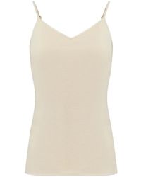 Hanro - V-Neck Spaghetti-Strap Top - Lyst