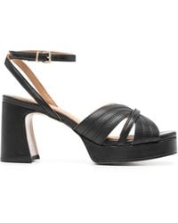 Pedro Miralles - 80Mm Crossover Platform Sandals - Lyst