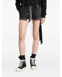Rick Owens - Fog Layered Drawstring Shorts - Lyst