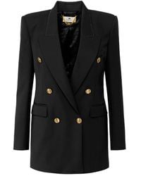 Elisabetta Franchi - Wool Blazer - Lyst