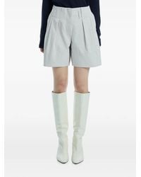 Low Classic - Tuck-Point Turn-Up Shorts - Lyst