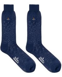 Vivienne Westwood - Orb-Embroidered Socks - Lyst