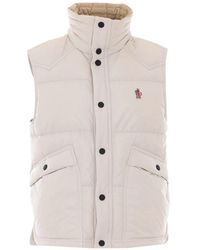 Moncler - Evans Quilted Corduroy-Collar Gilet - Lyst