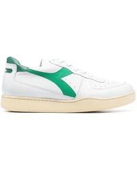 Diadora - Low-Top Leather Sneakers - Lyst