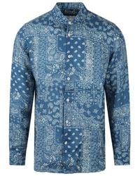 Mc2 Saint Barth - Hemd Mit Bandana-Print - Lyst