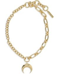 Marine Serre - Regenerated Moon Necklace - Lyst
