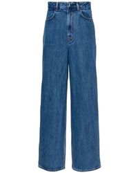 Givenchy - Low-Crotch Wide-Leg Jeans - Lyst