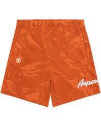 Aape By A Bathing Ape - Short En Coton Mélangés - Lyst