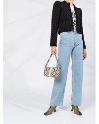 Sandro Taillenjeans mit geradem Bein - Blau