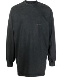 Balenciaga - Strike 1917-print Long-sleeved T-shirt - Lyst