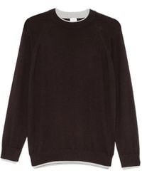 Eleventy - Raglan-Sleeve Tipped-Trim Sweater - Lyst
