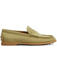 Tod's - Suede Penny-Slot Loafers - Lyst