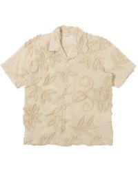 Universal Works - Chemise À Fleurs Brodées - Lyst