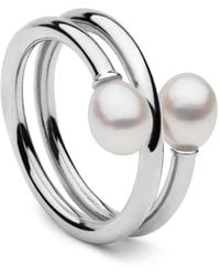 AUTORE MODA - 9Kt Camille Pearl Ring - Lyst