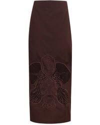 Clea - Gonna Midi Leonie - Lyst