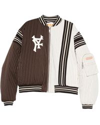 PDF - Chaqueta a rayas diplomáticas con cremallera - Lyst