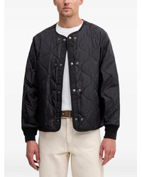 Alpha Industries - Quilted-Finish Long-Sleeve Jacket - Lyst