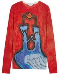 Gabriela Hearst - Isaro Long-Sleeve T-Shirt - Lyst