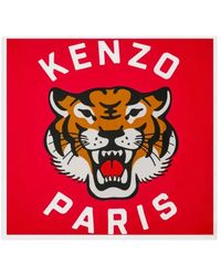 KENZO - Foulard Lucky Tiger - Lyst