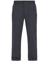 ARMANI EXCHANGE - Jersey-Texture Straight-Leg Trousers - Lyst
