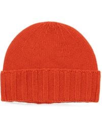 Drumohr - Ribbed-Trim Cashmere Beanie Hat - Lyst