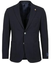 Tombolini - Notched Lapel Blazer - Lyst