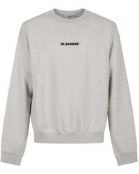 Jil Sander - Cotton Sweatshirt - Lyst