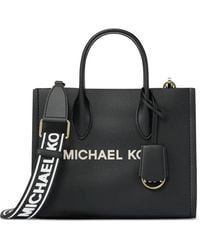 Michael Kors - Small Mirella Leather Tote Bag - Lyst