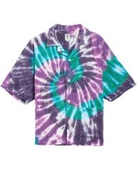 South2 West8 - Tie-Dye Camp-Collar Shirt - Lyst