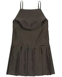 Acne Studios - Strap Dress With Pleated Skirt - Lyst