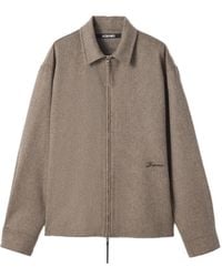 Jacquemus - The Flash Long-Sleeve Zip Shirt - Lyst