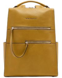 Piquadro - 14' Patricia Leather Backpack - Lyst