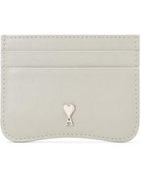 Ami Paris - Tarjetero Paris Paris De Piel De Vacuno - Lyst