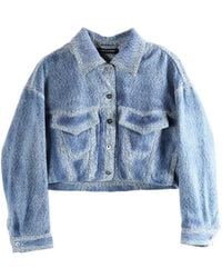 Kiko Kostadinov - Acid-Wash Cropped Jacket - Lyst