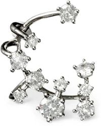 Panconesi - Pendiente Earcuff Kismet Con Detalles De Cristal - Lyst